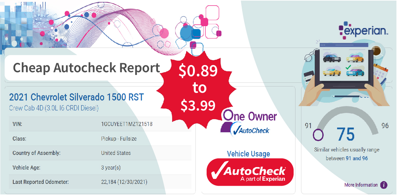 cheap autocheck reports